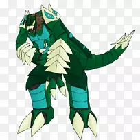 传说中的生物剪贴画挖掘机