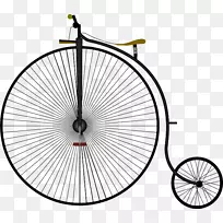 便士自行车独轮车剪贴画-自行车