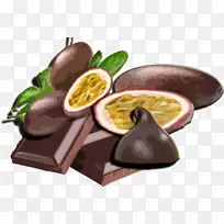 巧克力美食水果网络-西番莲