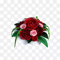 花园玫瑰花束婚礼玫瑰