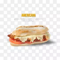早餐三明治Avenida da Liberdade汤公司火腿和奶酪三明治bocadillo-热狗