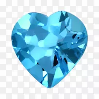 水晶蓝宝石面金刚石切割宝石