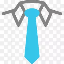 领带表情符号服装领带夹einstecktuch-moji