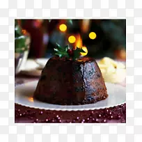 圣诞布丁英式美食圣诞蛋糕-圣诞节