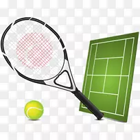 网球中心网球拍运动-网球