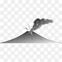 火山埃特纳火山锥夹艺术-火山