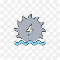 水电可再生能源计算机图标剪辑艺术能源