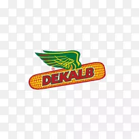 deKalb农业技术服务公司徽标是生长种子有限责任公司农业-农学