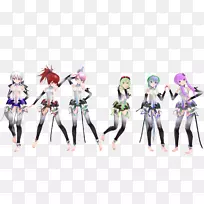 米库米库德舞Hatsune Miku Megpoid Kagamine/len-Hatsune Miku