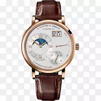 自动手表。Lange&S hne奢侈品-交货