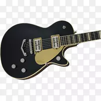 电吉他Gretsch电喷低音吉他大颤音尾翼体构造