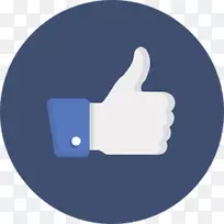 社交媒体facebook像按钮电脑图标-社交媒体