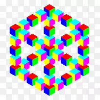彭罗斯三角六角形夹子艺术.六角形