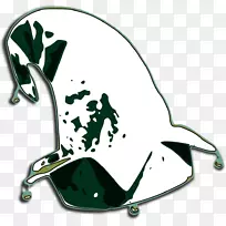 青蛙运动用品头盔夹艺术.青蛙