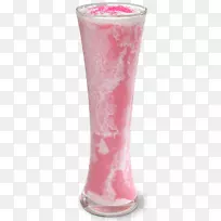 龙舌兰草莓汁非酒精饮料奶昔