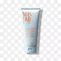 洗剂nip+fab乙醇酸定体霜乙醇酸去角质水杨酸-乳膏洗剂