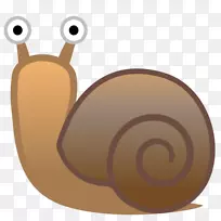 蜗牛埃斯卡戈表情符号电脑图标贴纸-蜗牛