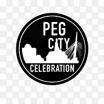 LOGO PEG城市瑜伽钉市典当市汽车合作有限公司。涂鸦-hiphop标志