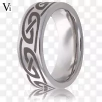 婚戒雕刻珠宝银戒指