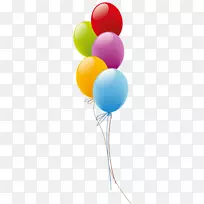 气球生日剪贴画-气球