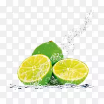 柠檬-莱姆饮料鸡尾酒-柠檬