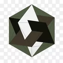 神圣几何形状三角形黄金比率-三角形