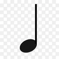四音符音乐音符第八音符休息音