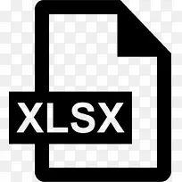 .xlsx计算机图标Microsoft excel Information