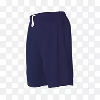 泳裤，百慕大短裤，钴蓝-足球颜色