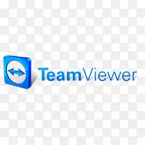 TeamViewer徽标远程支持计算机软件技术支持-业务