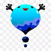 气球微软天蓝色剪贴画-气球