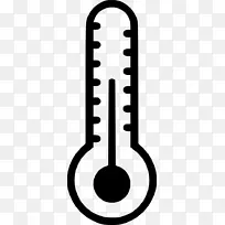 温度电脑图标摄氏温度计剪贴画