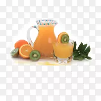 橙汁早餐水果沙拉番茄汁-果汁
