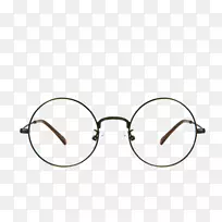 护目镜太阳镜银色金属眼镜
