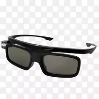 护目镜眼镜电影院立体镜3D胶片眼镜