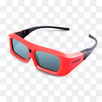xp和3d 3d胶片3d.brille极化3d系统.眼镜