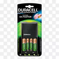 电池充电器AAA电池Duracell镍-金属氢化物电池-Duracell