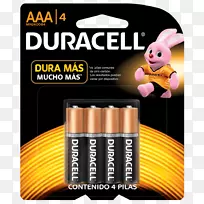 AAA电池Duracell碱性电池电动电池充电器-Duracell