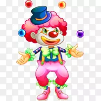 小丑玩具气球杂耍小丑