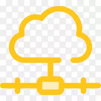 云计算云存储计算机图标虚拟私有云计算
