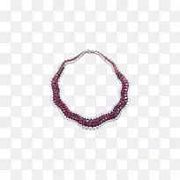 紫水晶项链珠手镯紫色项链