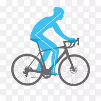 赛车，富士自行车，横过马路的自行车，自行车