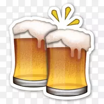 啤酒杯表情符号剪贴画-啤酒
