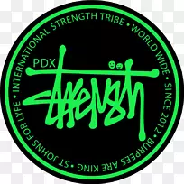 pdxstrong徽标stüssy标签品牌-Stussy