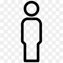 电脑图标男性图标设计人符号