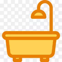 浴缸浴室电脑图标淋浴房-浴缸