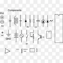 电子元器件电子符号剪辑艺术电子产品