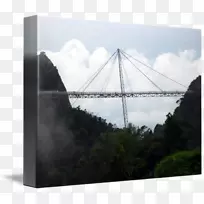 兰卡维缆车桥-隧道摄影悬索桥-悬索桥