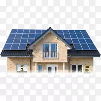 太阳能电池板可再生能源太阳能光伏系统-房屋