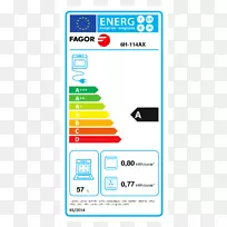 欧洲联盟能源标签烹饪范围烤箱有效能源使用.能源标签